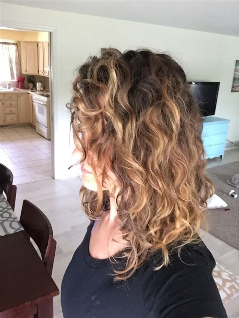 Balayage Naturally Curly Hair Done By Sarah Collier Curly Hair Styles Naturally Balayage
