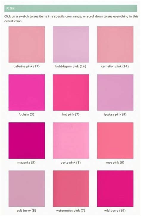 Pink Paint Color Names Euffslemani Candy Pink Candy Gama De