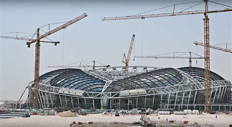 These Time Lapses Capture The Construction Of The 2022 Qatar World Cup Stadiums Archdaily