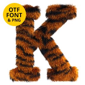 Tiger Font Wild Opentype Typeface Handmadefont Com