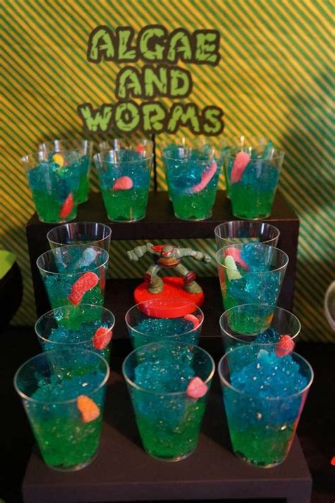 Preview the diy birthday party ideas that others have posted. Teenage Mutant Ninja Turtles birthday party food! See more party planning ideas at CatchMyParty ...
