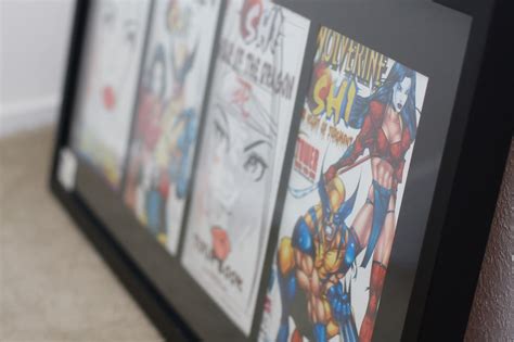 Geek Diy Bam Comic Books 4 Panel Frame Display Wall Art Diy