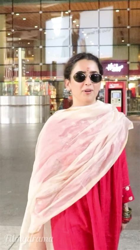 Sanya Malhotra Looks Effortlessly Chic As She Returns To Mumbai