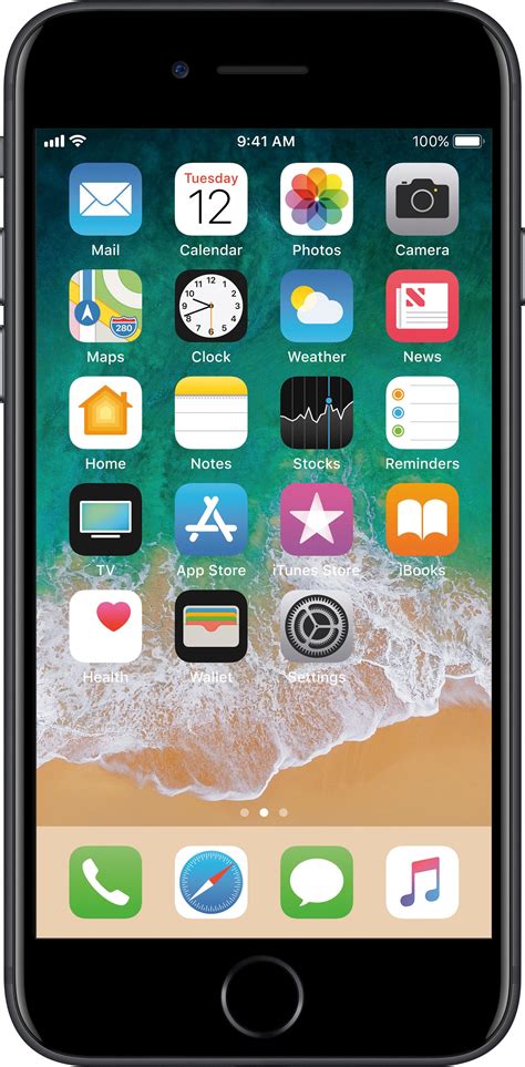 Best Buy Simple Mobile Apple Iphone 7 4g Lte With 32gb Memory Prepaid