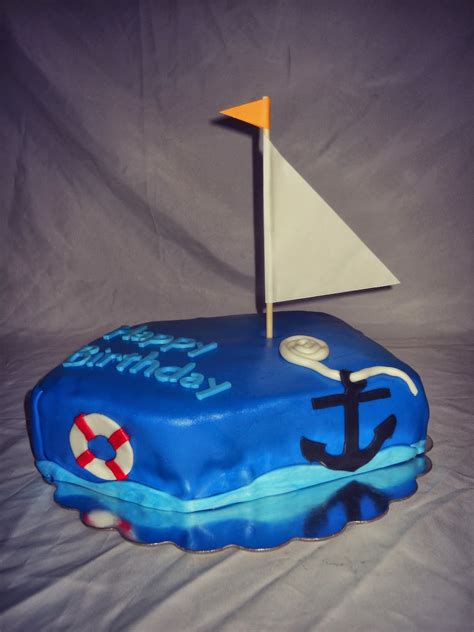Mandys Cakes Boat Birthday Cake