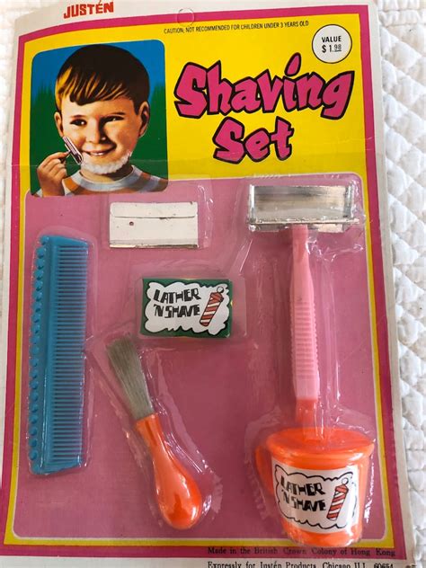 Vintage Toy Shave Kitmade In Hong Kong Shave Kittoy Shaving Etsy