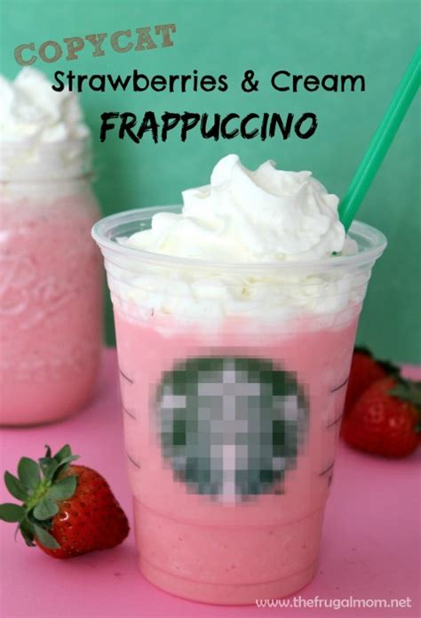 Make Copycat Starbucks Strawberries And Cream Frappuccinos At Home