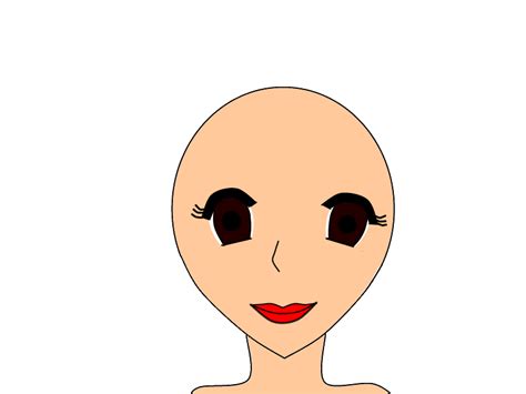 Anime Girl Face Base