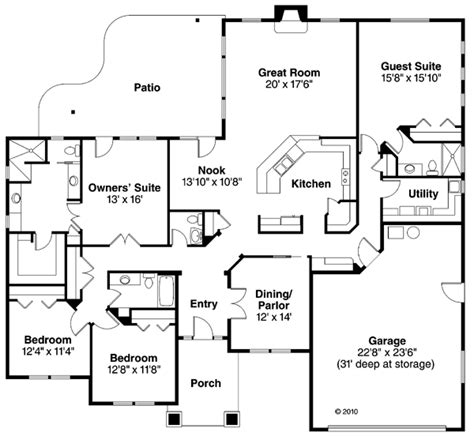 Take the first step and experience our innovative 4 bedroom house plans at a display home near you and discover the sophisticated design created with sketch. House Plan 59431 at FamilyHomePlans.com