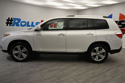 Used 2011 Toyota Highlander Limited Awd 4dr Suv Stock 12256 White