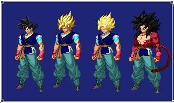 Extreme martial arts chronicles) is a fighting game for the nintendo 3ds published by bandai namco and developed by arc system works. Absalon Goku Extreme Butouden Sprites | DragonBallZ Amino