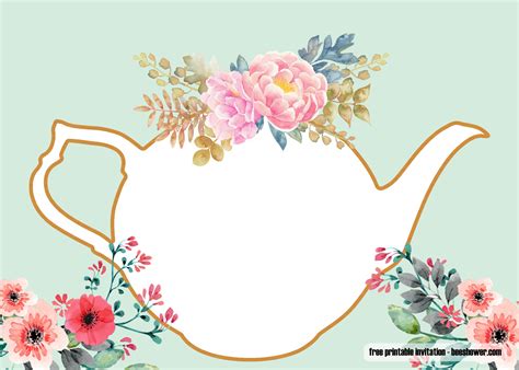 50 Invitations To A Tea Party Images Us Invitation Template
