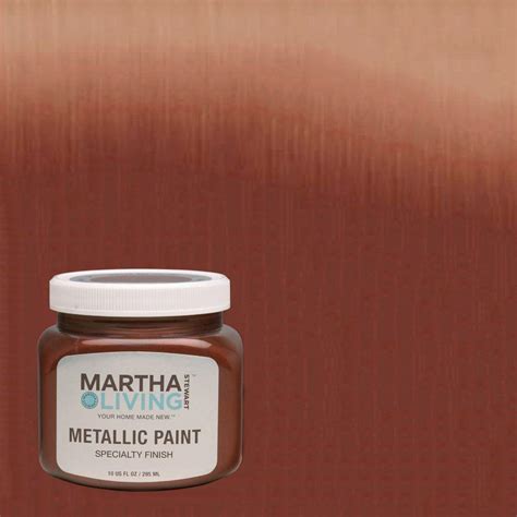 Martha Stewart Living 10 Oz Copper Red Metallic Paint 4 Pack 259284