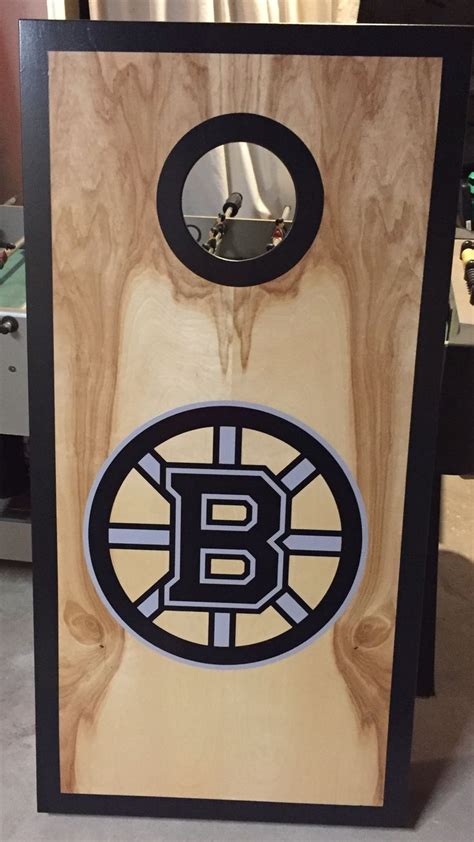 Boston Bruins Cornhole Designs Bottle Opener Wall Cornhole Boards