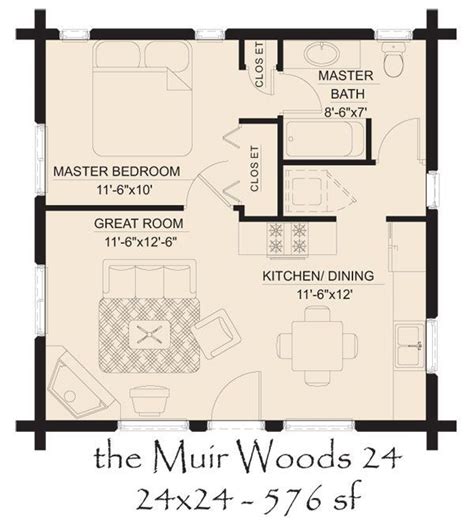 20x24 Cabin Floor Plans Floorplansclick