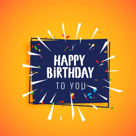 Happy Birthday Greeting Card Design Free Vector File Vrogue Co