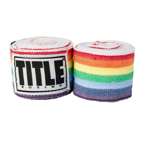 Title Boxing Elastic Mexican Hand Wrap Rainbow 180 Hand Wrap