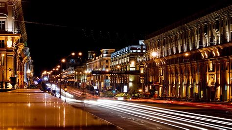Belarus Minsk Roads Street Motion Night Time Hd Wallpaper Peakpx