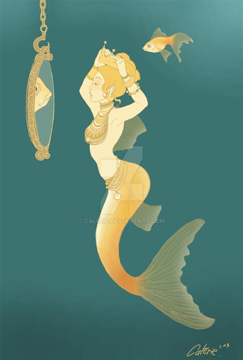 Goldfish Mermaid By Calerie On Deviantart