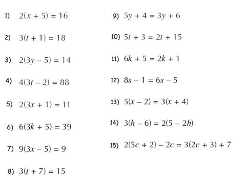 Solving equations worksheets & solve linear equation worksheet from solving for a variable worksheet , source: Solving Equations With Variables On Both Sides Worksheet Tessshebaylo - Worksheet Template Tips ...