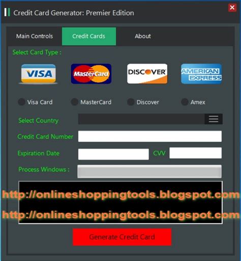 Credit Card Generator Premier 2014 Edition