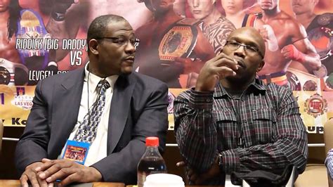 Riddick Bowe Muay Thai Press Conference W Dewey Cooper And Marvin Eastman Youtube