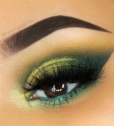 65 Pretty Eye Makeup Looks Green Makeup Look
