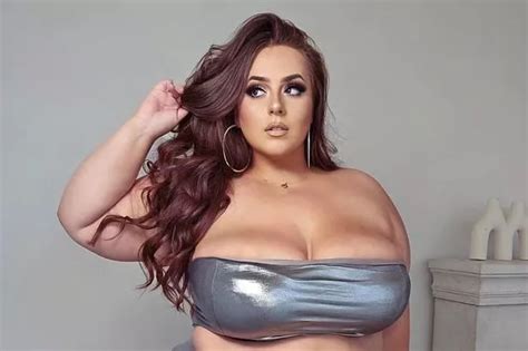 Size Model With H Chest Proudly Flaunts Curves In Metallic Crop