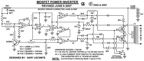 This is a simple inverter circuit based upon 13007 transistor. Soft Wiring: Inverter 12v 220v 1000w Schematic | Diagrame și Electronice