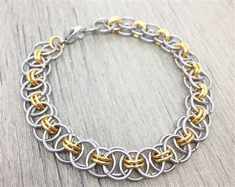 Helm Weave Chainmaille Bracelet By Lorelei Logsdon From Tcdchainmail On