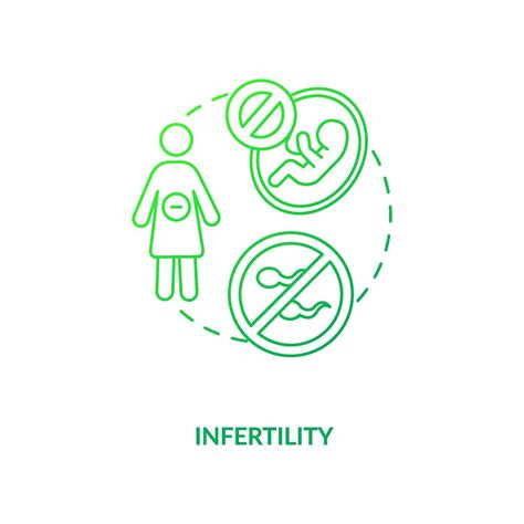 Infertility Dark Green Concept Icon 2152134 Vector Art At Vecteezy