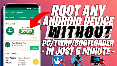 Root Any Android Device In Just 1 Click Without Pc No Twrp No