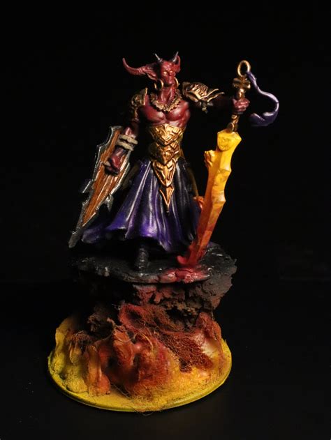 D D Genie Efreeti Dnd Miniature Painted Mini For Dungeons And Dragons Hand Painted Models