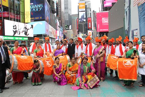 Gujarat and Maharashtra Day celebrated at Times Square | News India ...