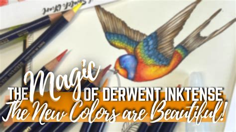 The Magic Of Derwent Inktense Trying Out The New Colors Adult