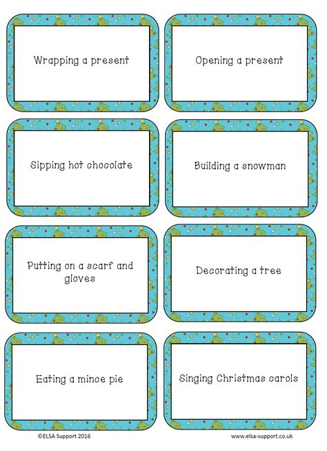Free Printable Charades Cards With Pictures