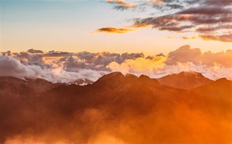 3840x2400 Mountain Range Sea Of Clouds 4k Hd 4k Wallpapers Images