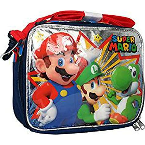 Lunch Bag Nintendo Super Mario Wyoshi Shiny New 191553 Walmart