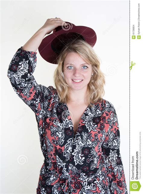 Blond And Pretty Girl Stock Photo Image Of Casual Girl 61706854