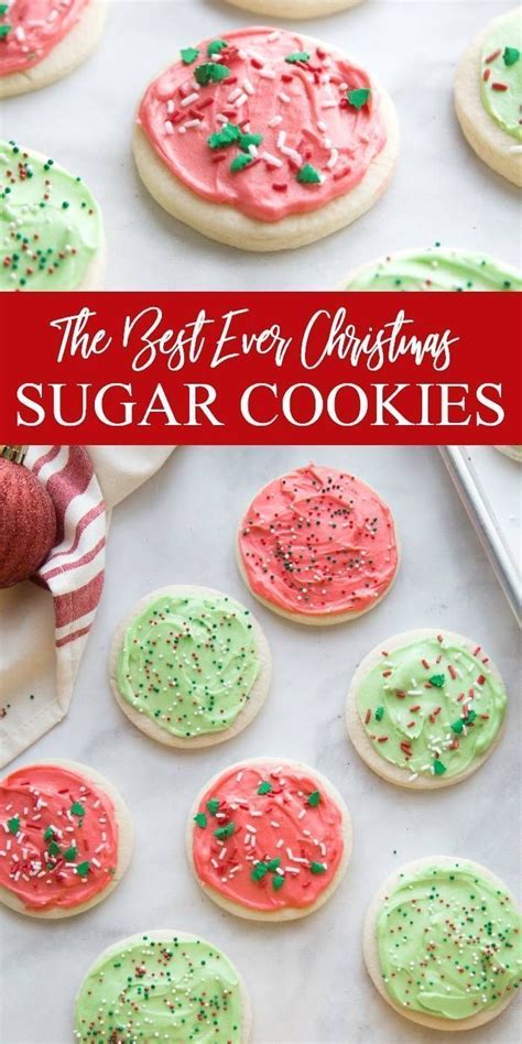 But still, christmas means cookies for me. Serve up the best Christmas Sugar Cookies this year, with this no chill dou… | Best christmas ...