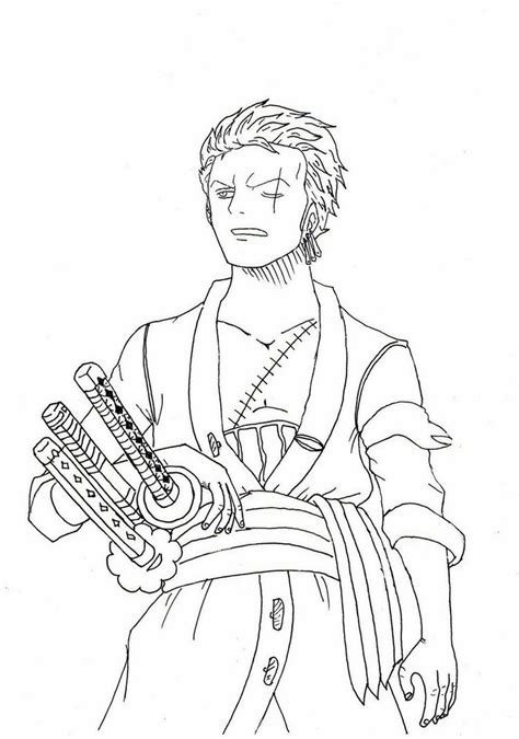 This one piece coloring pages just for you who want draw one piece cartoon by your self. Roronoa Zoro Coloring Corner by Geilozer on DeviantArt
