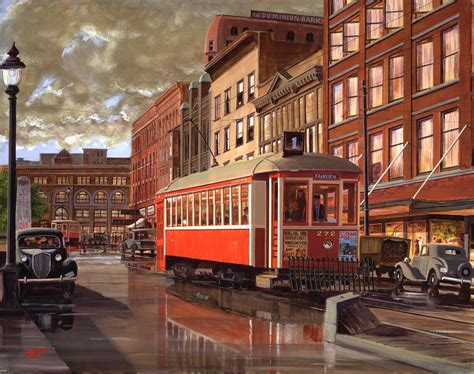 Brian Croft - Vancouver Collection - 303. Passing Woodwards - 1939