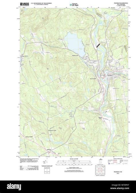 Map Of Franklin New Hampshire Cut Out Stock Images And Pictures Alamy