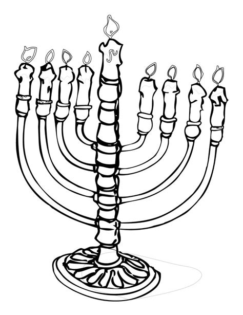 Hanukkah Coloring Pages Mandala Coloring4free