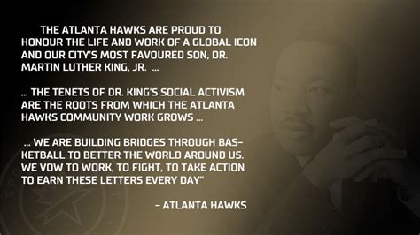 That's the message from the atlanta hawks, where a logo from the past has been revived and updated. Hawks Honour MLK with New Uniform in 2021 - SportsLogos.Net News