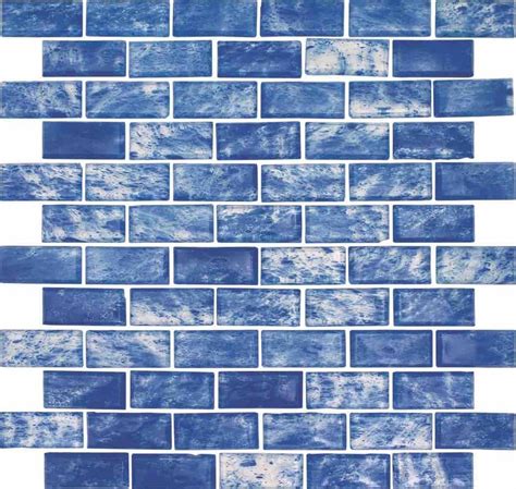 Storm Clear Glass Tile Blue 1 X 2 Blue Glass Tile Glass Pool Tile