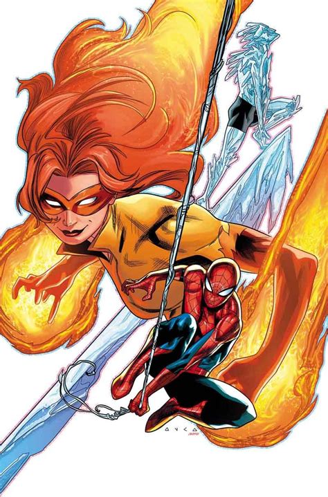 Iceman Firestar And Spider Man By Kris Anka Marvel Comic Books Comic Book Characters Comic