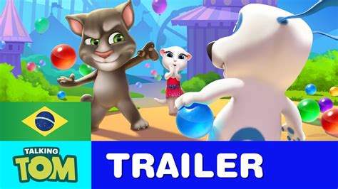 Talking Tom Bubble Shooter Trailer Oficial Youtube