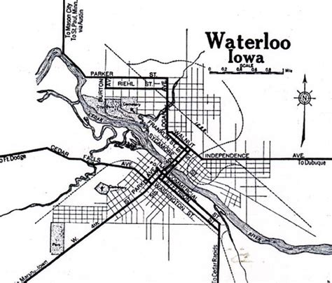 Waterloo Iowa Map 1919 This Old Map May Help New People Flickr