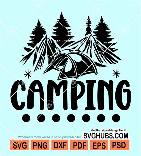 Camping Svg Camping Scene Svg Camping T Shirt Svg Camping Svg